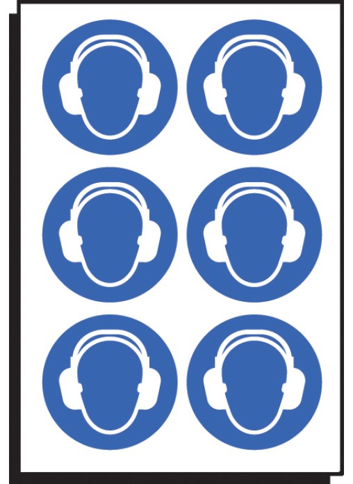 Ear Protection Safety Sign Symbol
