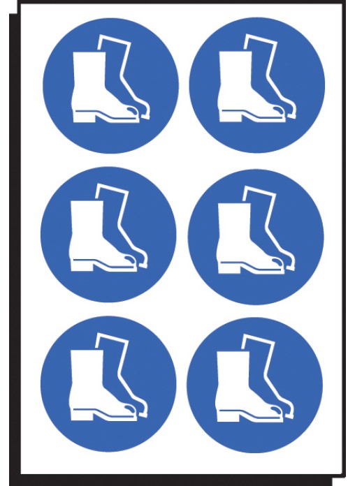 Safety Footwear Protection Safety Sign Symbol