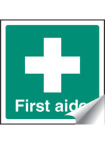 First Aider Safety Sign - Sticker