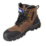 5802 Himalayan Vibram S3 Brown Waterproof Safety Boot with Side Zip