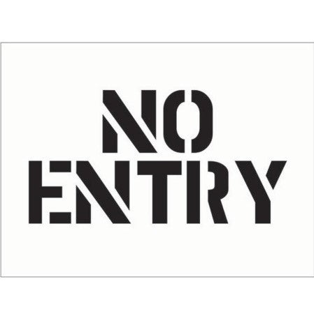No Entry - PVC Stencil Kit