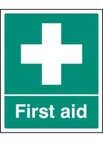 First Aid Safety Sign