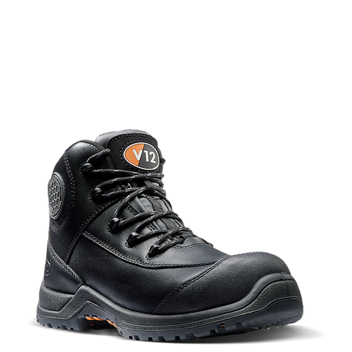 V12 - V1720 Intrepid IGS Ladies Black Safety Hiker Boot - Metal Free