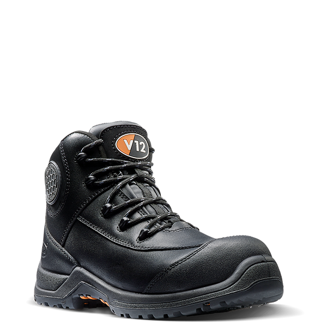 V12 - V1720 Intrepid IGS Ladies Black Safety Hiker Boot - Metal Free