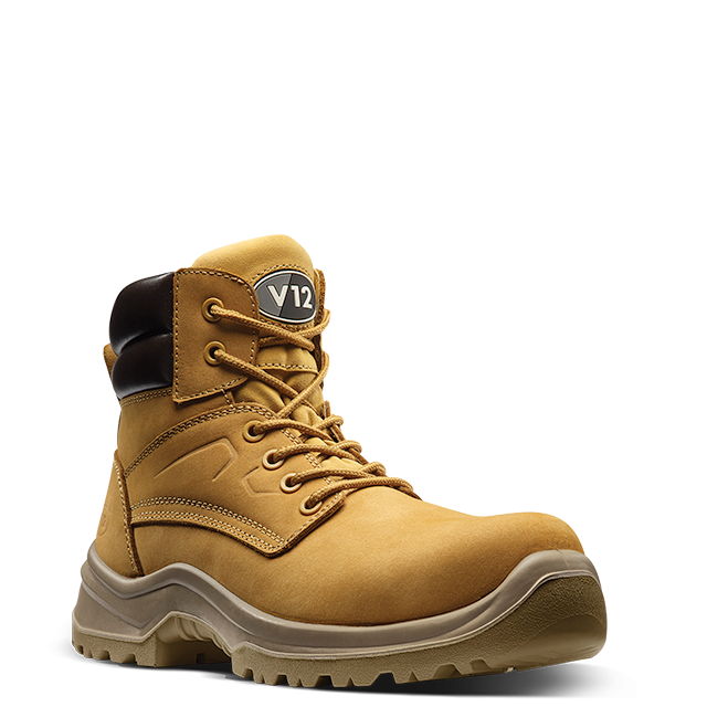 V12 V6420.01 Bobcat STS Honey Derby Safety Work Boots