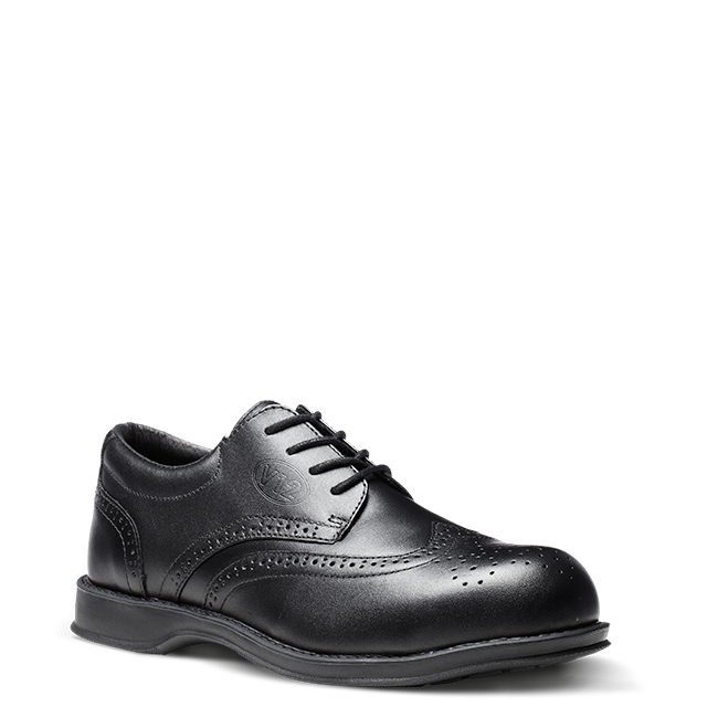 V12 VC100 Diplomat Black Executive Brogue Safety Work Shoe - S1