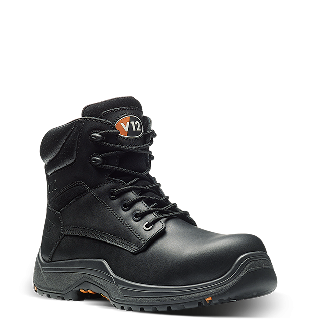 V12 VR600.01 Bison IGS Black Safety Derby Work Boot S3 - Metal Free