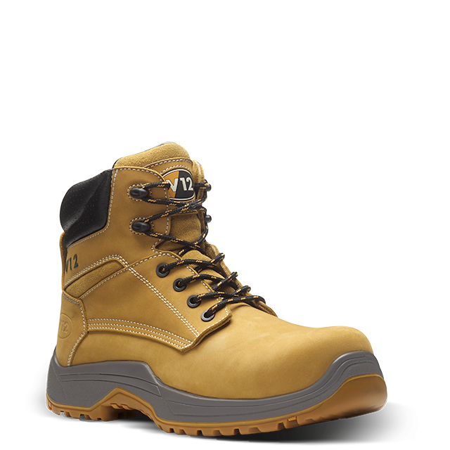 V12 VR602.01 Puma IGS Honey Nubuck Safety Boots S3 - Metal Free