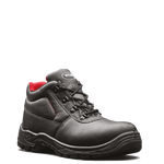 V12 - VT471 Elk Black 4 D-ring Safety Boot - Grained Leather