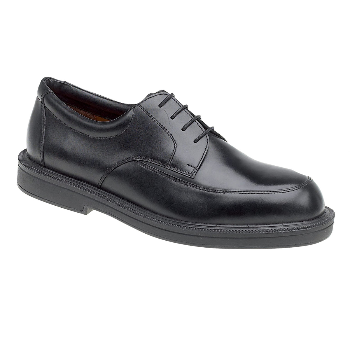 Himalayan 9710 Black Leather Lace Safety Shoe - Metal Free Toecap