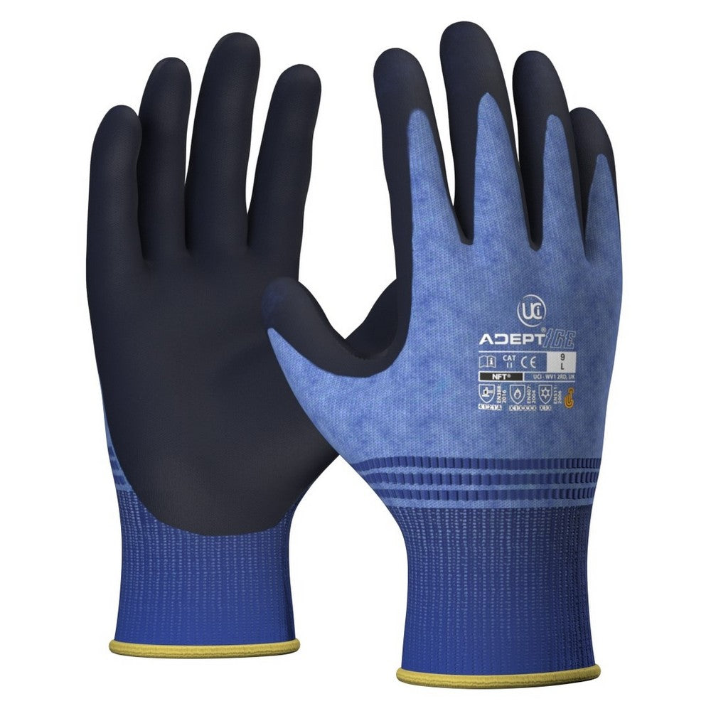 Adept ice thermal freezer glove
