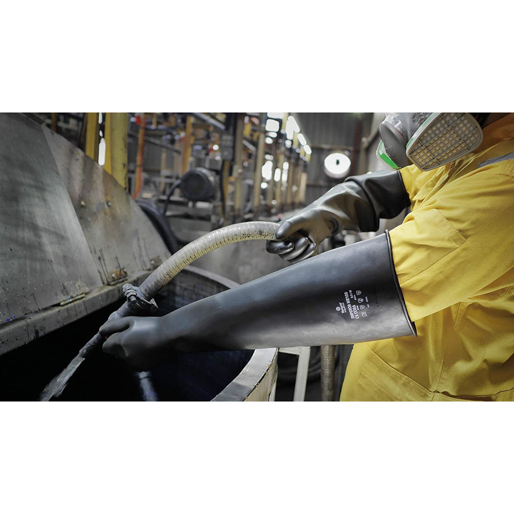 Ansell 87-108 24" AlphaTec Heavyweight Rubber Gauntlet