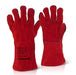 Beeswift C2W red welders gauntlet glove