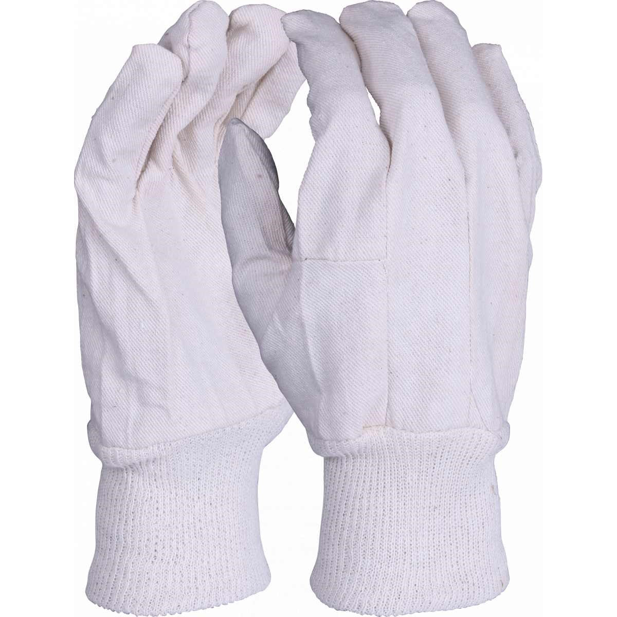 8oz Cotton Drill Gloves - Lightweight Work Gloves
