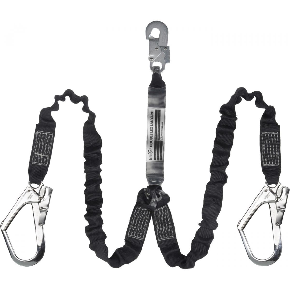 EL2 Elasticated Fall Arrest Lanyard - Twin Leg