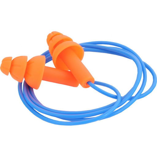Re usable corded ear plugs