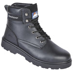 1120 Black Leather Boot with steel toecap & Midsole