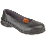 2213 Ladies Black Star Court Safety Shoe – Steel Toe & Midsole, S1P