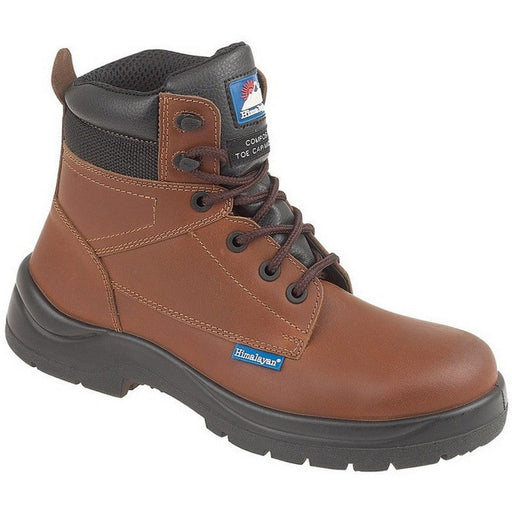 Himalayan 5119 Brown Leather HyGrip Safety Boot - Metal Free S3