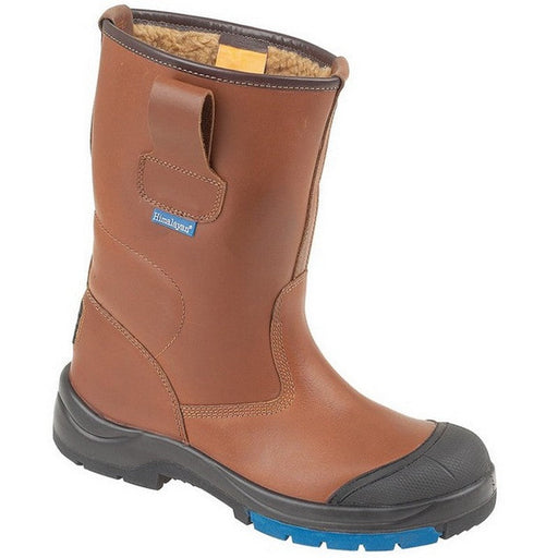 9105 Brown HyGrip Warm Lined Safety Rigger Boot with Scuff Cap S3
