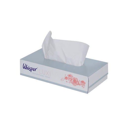whisper luxi beauty facial tissues