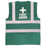 FIRST AIDER Printed Hi-Viz Waistcoat - High Visibility Vest