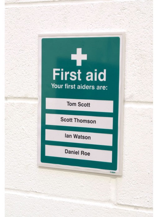 Your First Aiders Are - Adapt-A-Sign