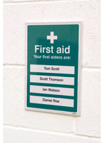 Your First Aiders Are - Adapt-A-Sign