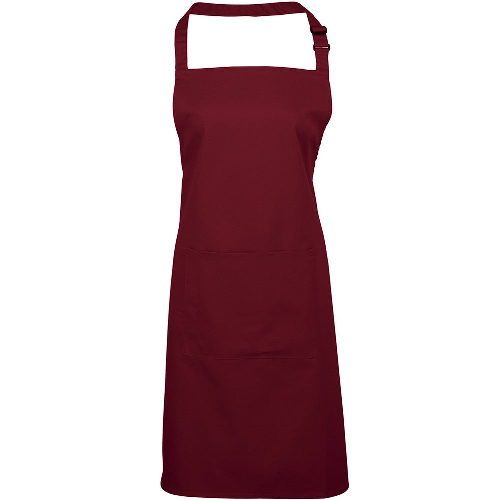 PR154 Premier Colours Bib Apron with Pocket
