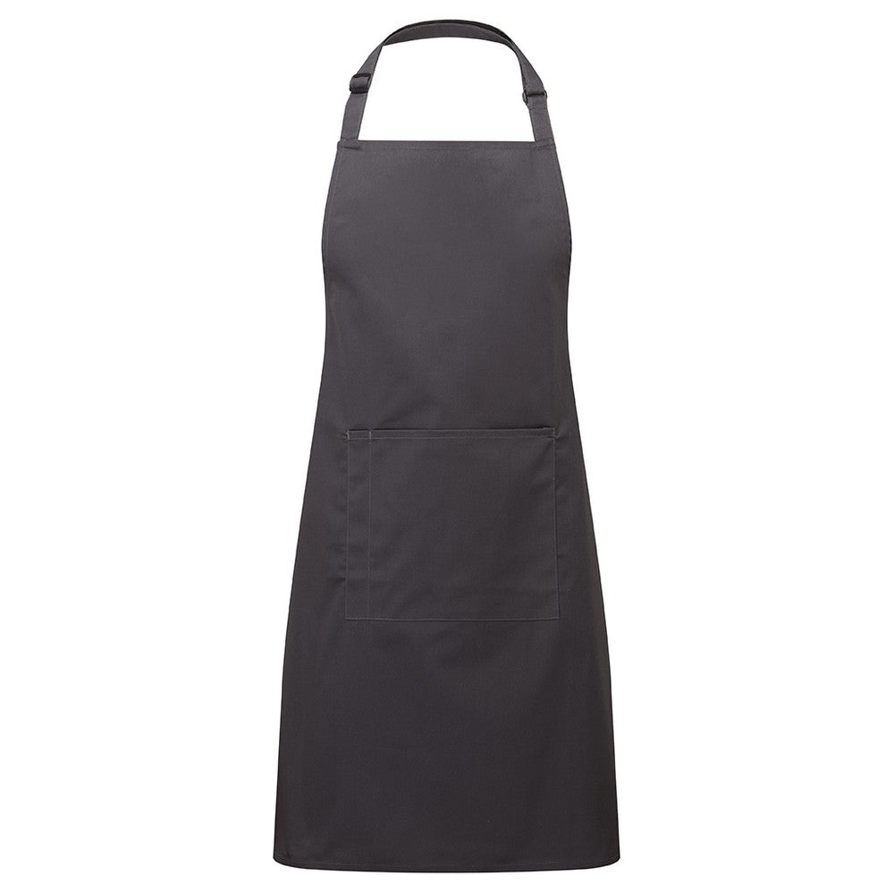PR154 Premier Colours Bib Apron with Pocket