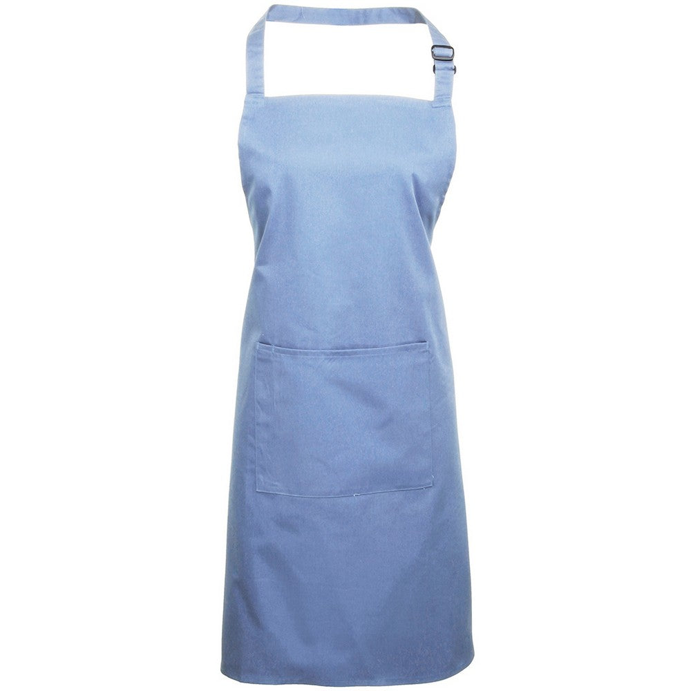 PR154 Premier Colours Bib Apron with Pocket