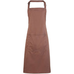 PR154 Premier Colours Bib Apron with Pocket