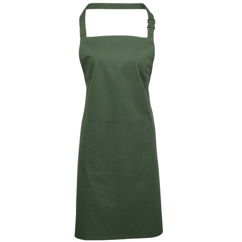 PR154 Premier Colours Bib Apron with Pocket