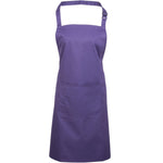 PR154 Premier Colours Bib Apron with Pocket