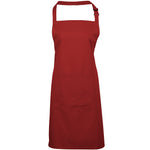PR154 Premier Colours Bib Apron with Pocket