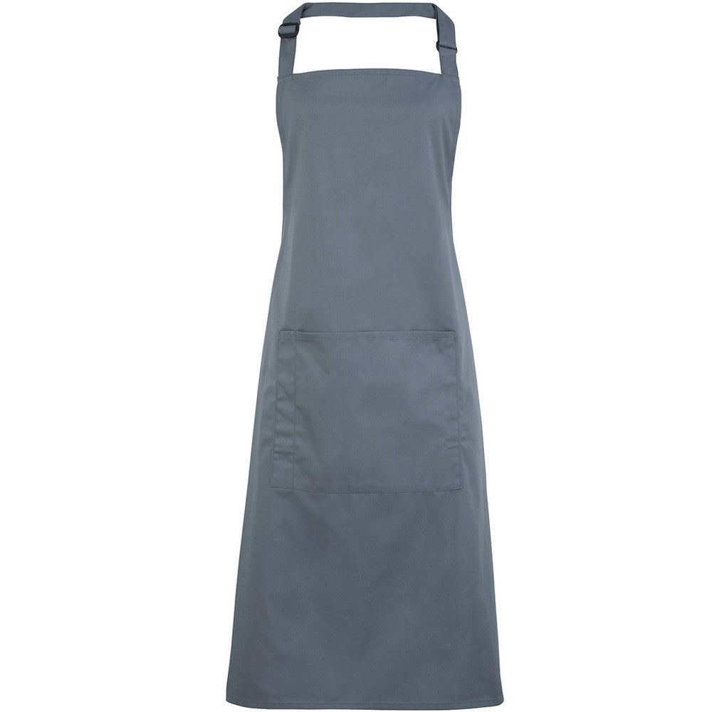 PR154 Premier Colours Bib Apron with Pocket