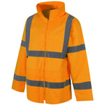 TURJ049 Hi-Viz Unlined Rain Jacket