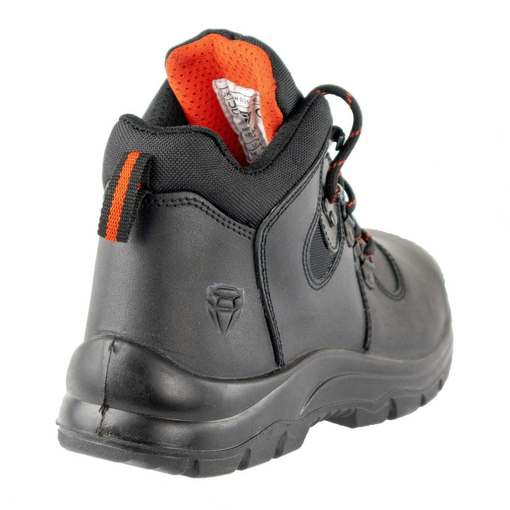 Unbreakable U111 Force Black Safety Hiker Boot – Steel Toe & Anti-Penetration Midsole