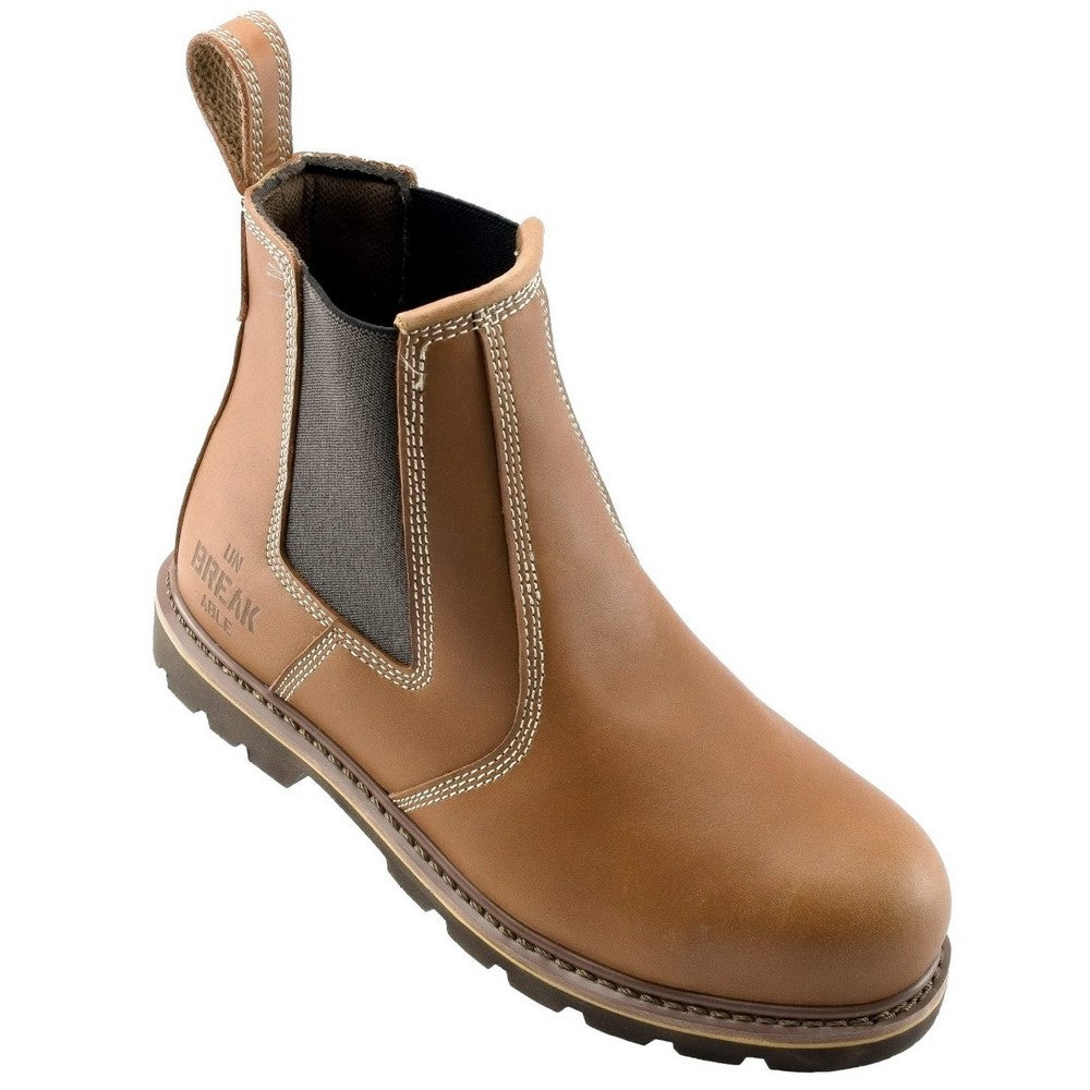 Unbreakable U116 Highland Tan Safety Dealer Work Boots