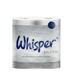 whisper silver 2ply loo roll