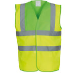 Yoko YK102 Hi-Viz Waistcoat Vest 2 Tone