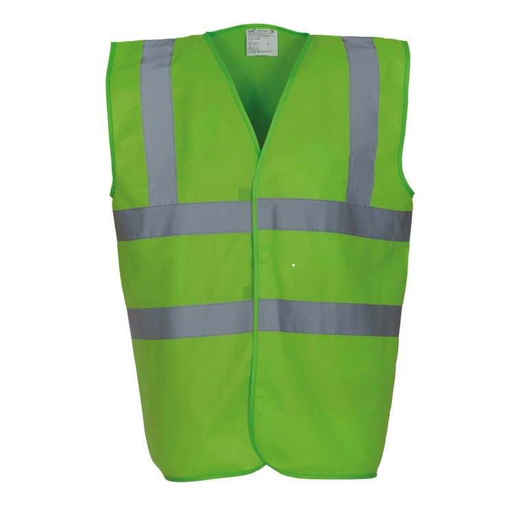 Yoko YK102 Hi-Viz Waistcoat Vest