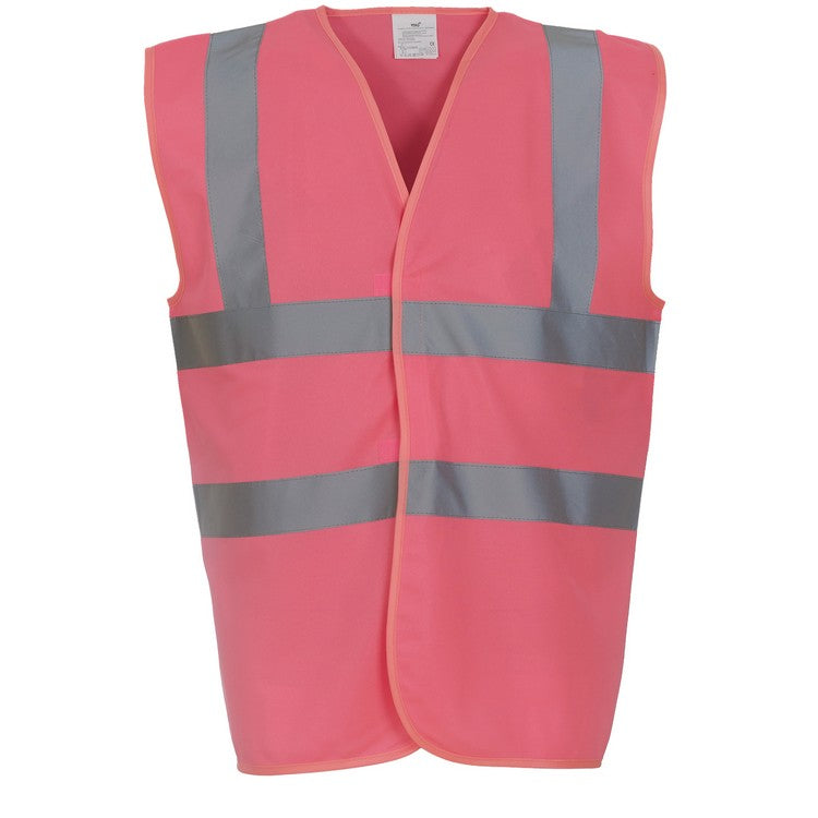Yoko YK102 Hi-Viz Waistcoat Vest
