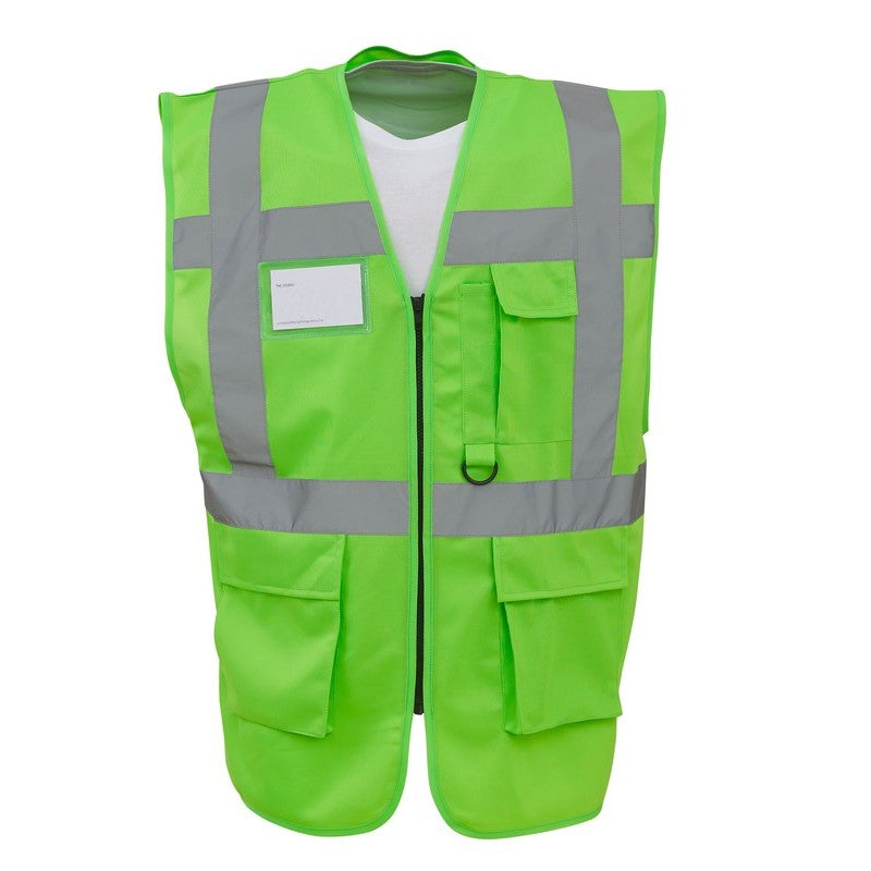 Yoko YK103 Hi-Viz Executive Waistcoat Vest