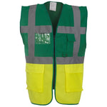 Yoko YK103 Hi-Viz Executive Waistcoat Vest 2 Tone