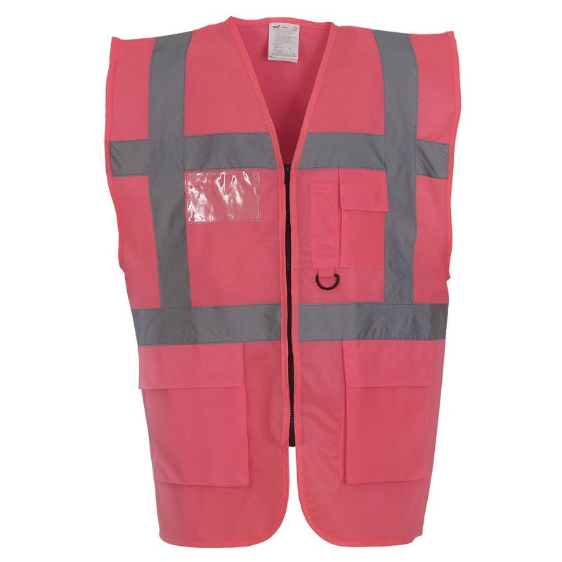 Yoko YK103 Hi-Viz Executive Waistcoat Vest