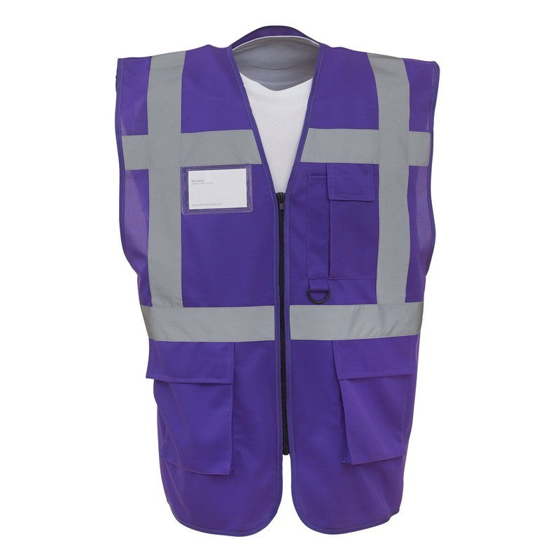 Yoko YK103 Hi-Viz Executive Waistcoat Vest