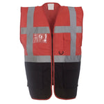 Yoko YK103 Hi-Viz Executive Waistcoat Vest 2 Tone