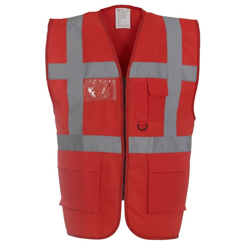 Yoko YK103 Hi-Viz Executive Waistcoat Vest