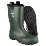 FS97 Amblers Green Rigger Safety Boot – Waterproof PVC/Nitrile, Steel Toe & Midsole